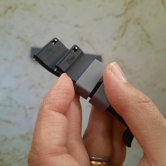 22mm Quick Release Replacement Watch Strap/Band - NWT! Gray, Dragon Scales - Picture 7 of 16